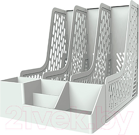 Изображение товара Лоток для бумаг Deli Maxi / Z00112 (серый)