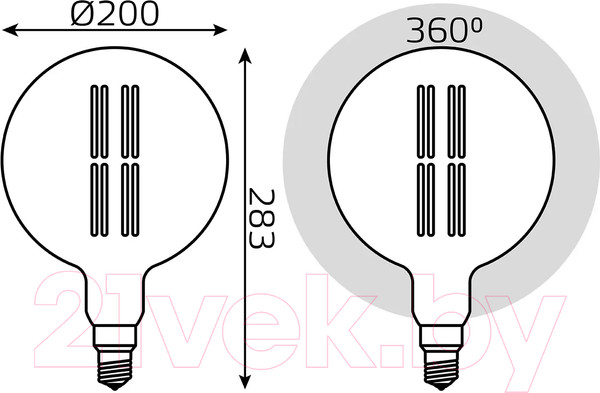 Изображение товара Лампа Gauss Filament 154802118