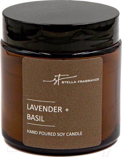 Изображение товара Свеча Stella Fragrance Lavender & Basil (90г)