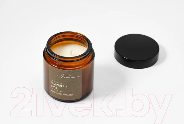 Изображение товара Свеча Stella Fragrance Lavender & Basil (90г)