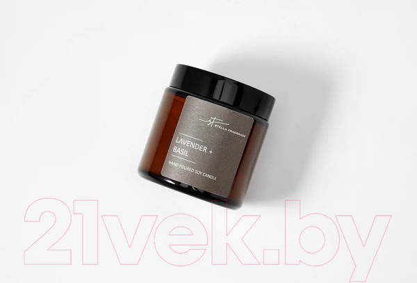 Изображение товара Свеча Stella Fragrance Lavender & Basil (90г)