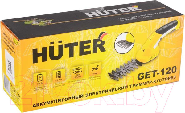 Изображение товара Кусторез аккумуляторный Huter GET-120 (70/1/41)