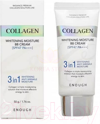 Изображение товара BB-крем Enough Collagen 3 In 1 Whitening Moisture Bb Сream SPF47 PA++ (50мл)