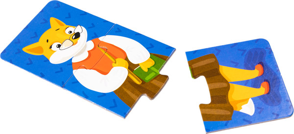 Изображение товара Развивающая игра Baby Toys Звери и профессии / 4773 (24эл)