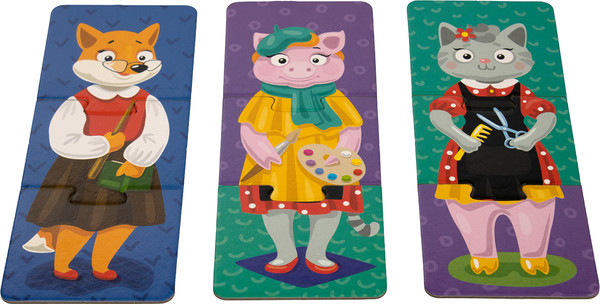 Изображение товара Развивающая игра Baby Toys Звери и профессии / 4773 (24эл)