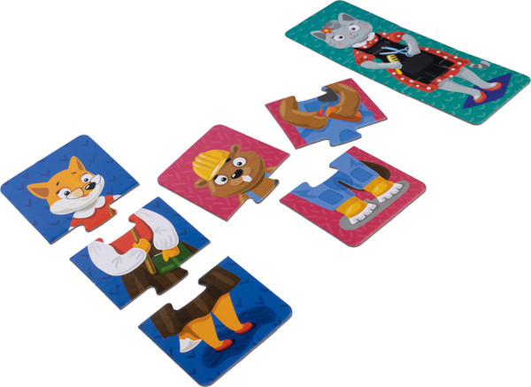 Изображение товара Развивающая игра Baby Toys Звери и профессии / 4773 (24эл)