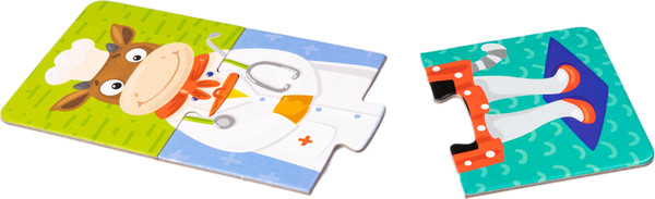 Изображение товара Развивающая игра Baby Toys Звери и профессии / 4773 (24эл)