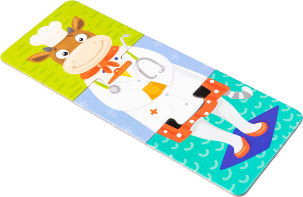 Изображение товара Развивающая игра Baby Toys Звери и профессии / 4773 (24эл)