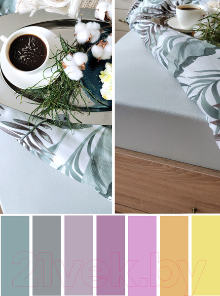 Изображение товара Простыня Luxsonia Трикотаж на резинке 200x200 / Мр0010-10 (светло-серый)