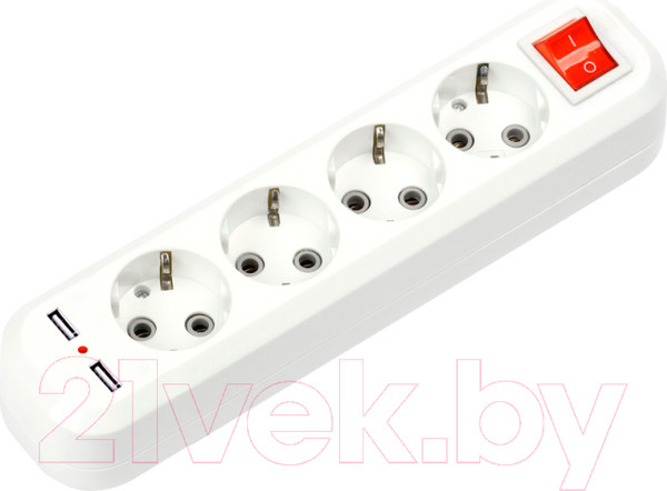 Изображение товара Колодка удлинителя INhome УЗВ-4USB-GRAND / 4690612043081