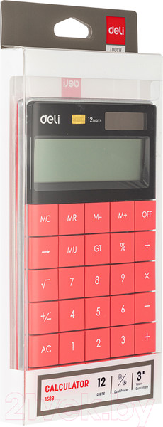 Изображение товара Калькулятор Deli Touch / 1589PINK (розовый)