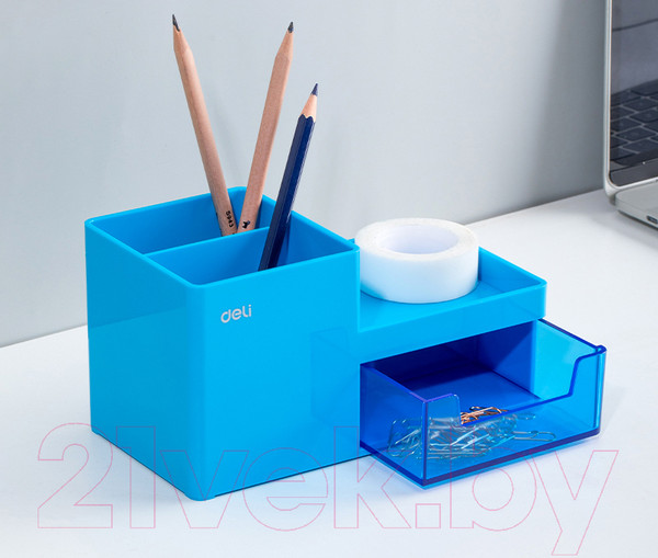 Изображение товара Органайзер настольный Deli Rio / Z25130 (синий)