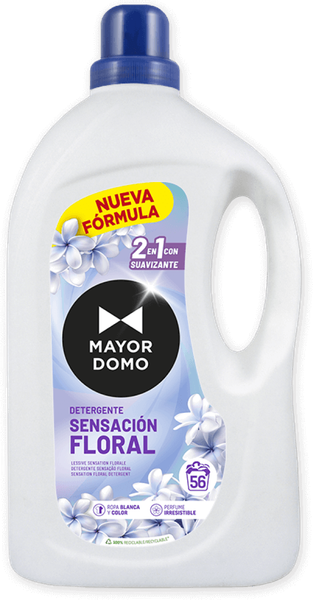 Изображение товара Гель для стирки Mayordomo Жидкое моющее средство для стирки белья + кондиционер 2в1 (3л)