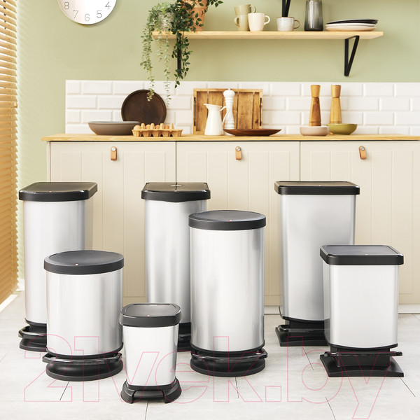 Изображение товара Мусорное ведро Rotho Paso с педалью / 1116510264