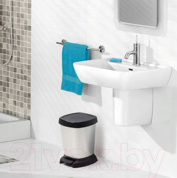 Изображение товара Мусорное ведро Rotho Paso с педалью / 1116510746