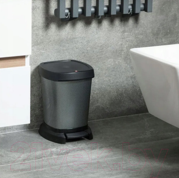 Изображение товара Мусорное ведро Rotho Paso с педалью / 1116510273