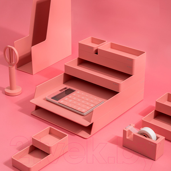 Изображение товара Органайзер настольный Deli Nusign / NS001 (розовый)