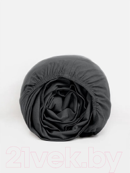 Изображение товара Простыня ВАСИЛИСА Idea на резинке 180x200x25/ 273987 (графит)