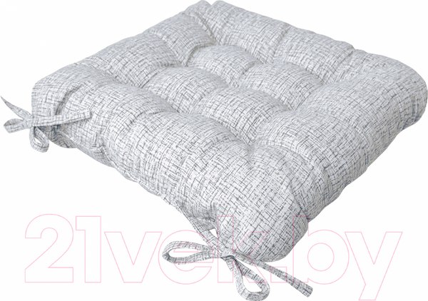 Изображение товара Подушка на стул Smart Textile 40x40 / ST494 (поролоновая крошка, серый)