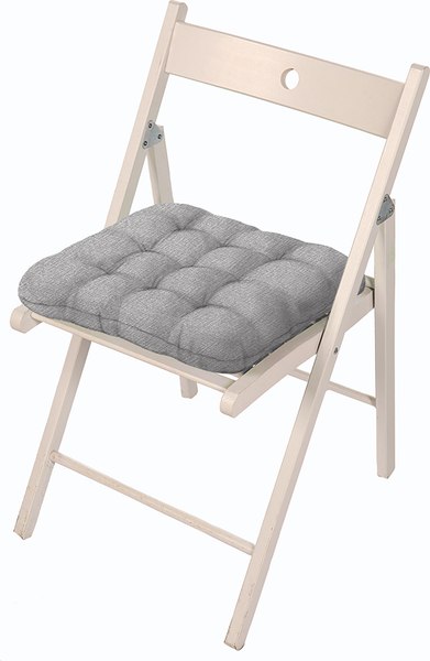 Изображение товара Подушка на стул Smart Textile 40x40 / ST494 (поролоновая крошка, серый)