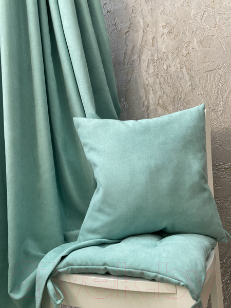 Изображение товара Наволочка декоративная Ника Зварико 45x45 / 7774545 (мятный/ пастельно-мятный 121)