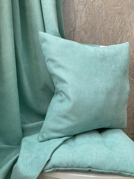 Изображение товара Наволочка декоративная Ника Зварико 45x45 / 7774545 (мятный/ пастельно-мятный 121)