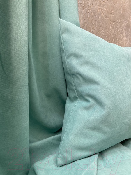 Изображение товара Наволочка декоративная Ника Зварико 45x45 / 7774545 (мятный/ пастельно-мятный 121)