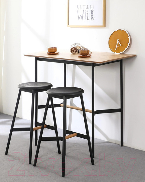 Изображение товара Барный стол Stool Group Knobb 120x60 (светлое дерево)