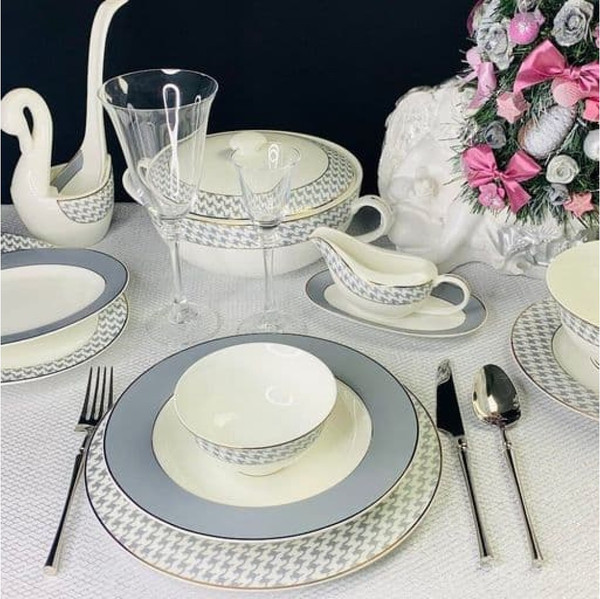 Изображение товара Набор тарелок Lenardi Earl Grey 145-402 (6шт)