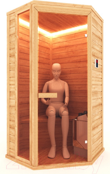 Изображение товара Финская сауна Шингарёв и Ко Угловая 1-местная