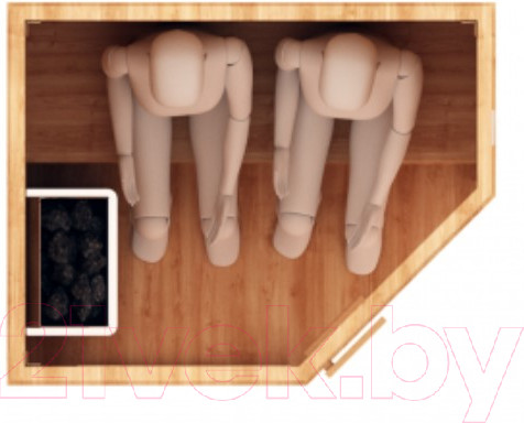 Изображение товара Финская сауна Шингарёв и Ко Угловая 2-местная