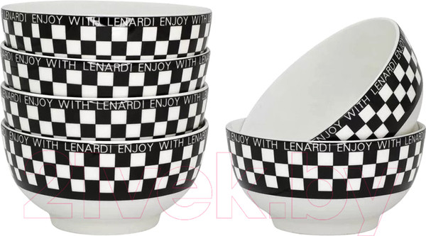 Изображение товара Набор салатников Lenardi Enjoy 205-421 (6шт)