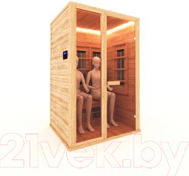 Изображение товара Инфракрасная сауна Шингарёв и Ко Прямая 2-местная