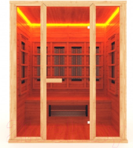 Изображение товара Инфракрасная сауна Шингарёв и Ко Прямая 3-местная