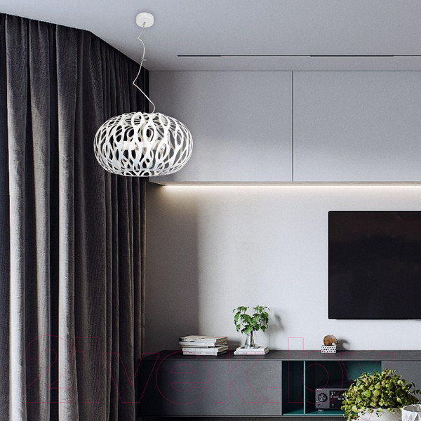 Изображение товара Потолочный светильник Элетех Джоли 231 НСБ 01-3х60-169 Е27 / 1005405139 (белый муар)