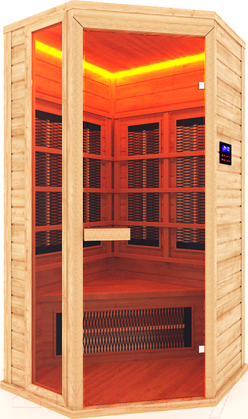 Изображение товара Инфракрасная сауна Шингарёв и Ко Угловая 1-местная