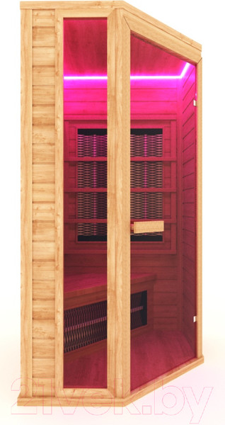 Изображение товара Инфракрасная сауна Шингарёв и Ко Угловая 1-местная