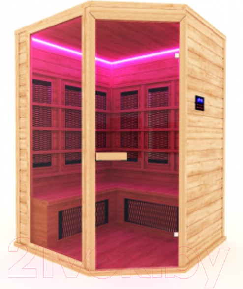 Изображение товара Инфракрасная сауна Шингарёв и Ко Угловая 4-местная