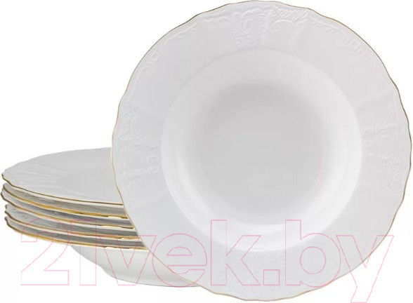 Изображение товара Набор тарелок Lenardi Maria Gold 226-005 (6шт)