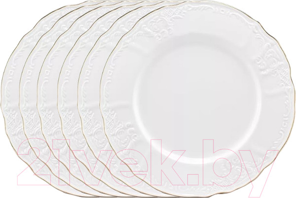 Изображение товара Набор тарелок Lenardi Maria Gold 226-094