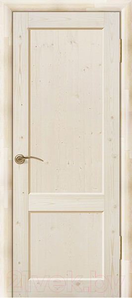 Изображение товара Дверь межкомнатная Wood Goods ДГФ-ПП 90x200 (неокрашенный массив хвои)