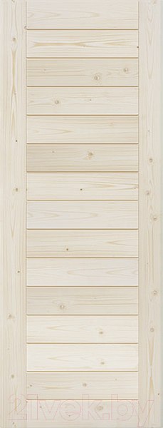 Изображение товара Дверь межкомнатная Wood Goods ДГ-ПН 80x200 (неокрашенный массив хвои)