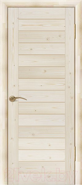 Изображение товара Дверь межкомнатная Wood Goods ДГ-ПН 80x200 (неокрашенный массив хвои)