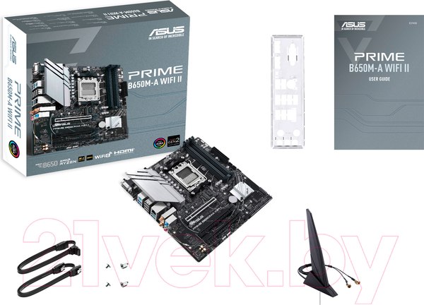 Изображение товара Материнская плата Asus Prime B650M-A WIFI II