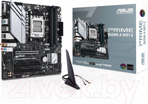Изображение товара Материнская плата Asus Prime B650M-A WIFI II