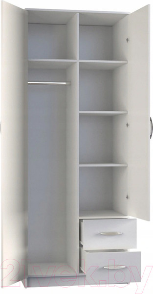 Изображение товара Шкаф Anrex Romana 2D2S (белый)