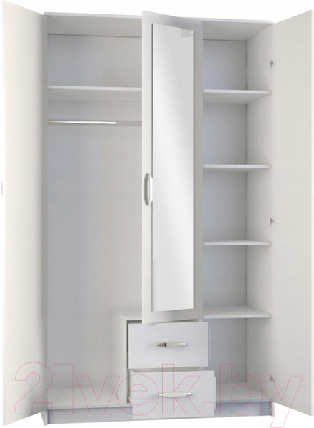 Изображение товара Шкаф Anrex Romana 3D2SZ (белый)