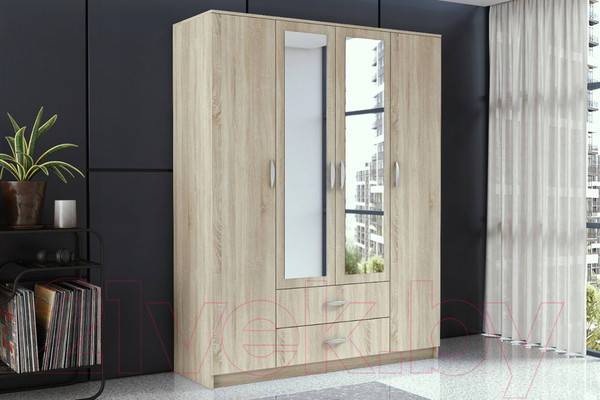 Изображение товара Шкаф Anrex Romana 4D2SZ (дуб сонома)