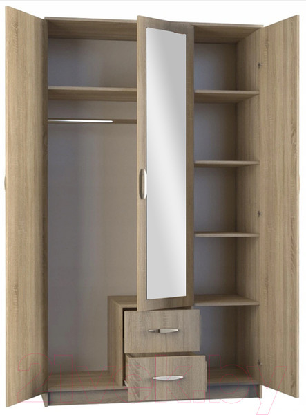 Изображение товара Шкаф Anrex Romana 3D2SZ (дуб сонома)