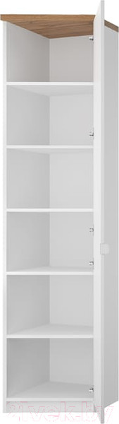 Изображение товара Шкаф-пенал Anrex Taurus 1DTLZ (белый/дуб вотан)